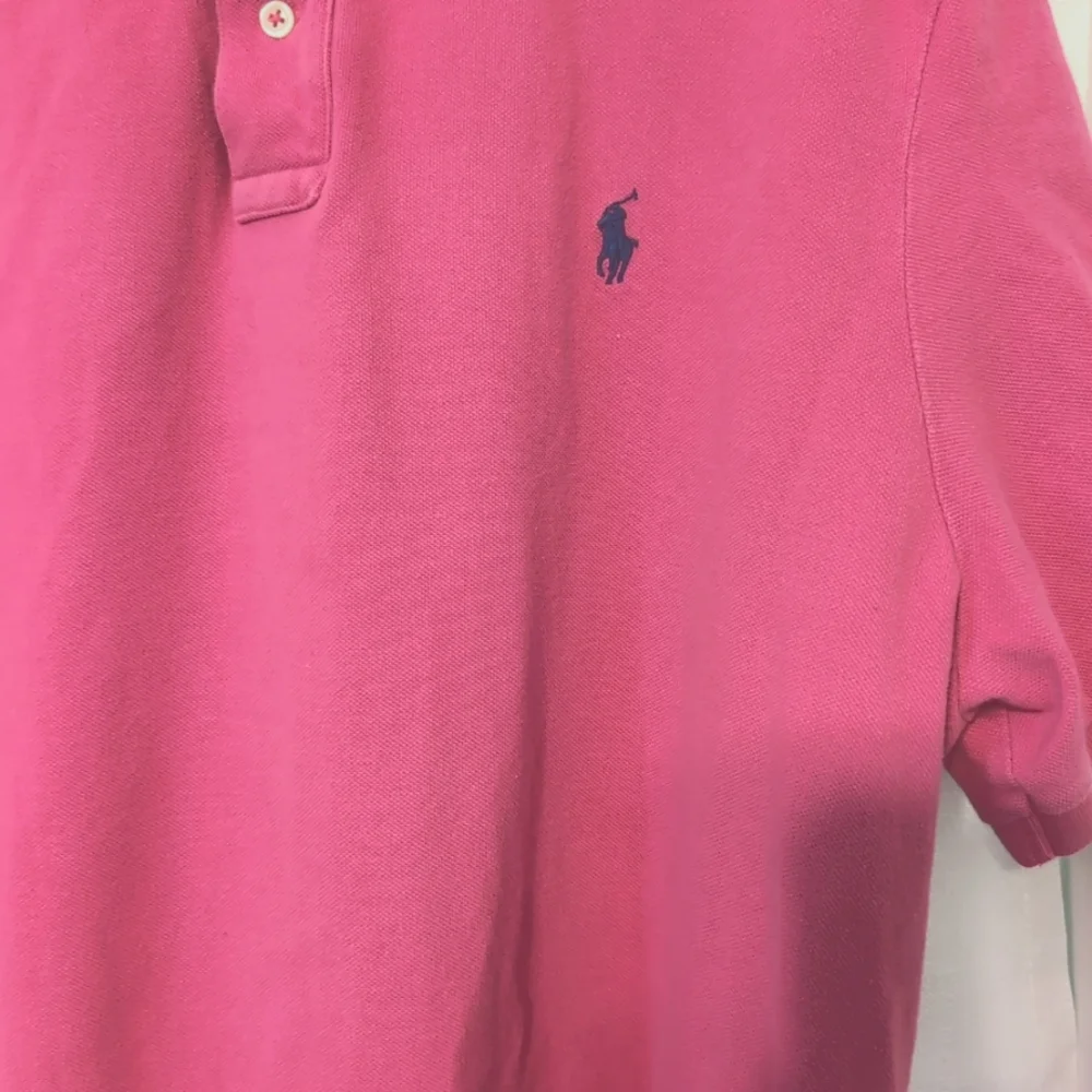 Polo Ralph Lauren Classic Fit Men's Short Sleeve Pink‎ Collared Polo Shirt Sz XL